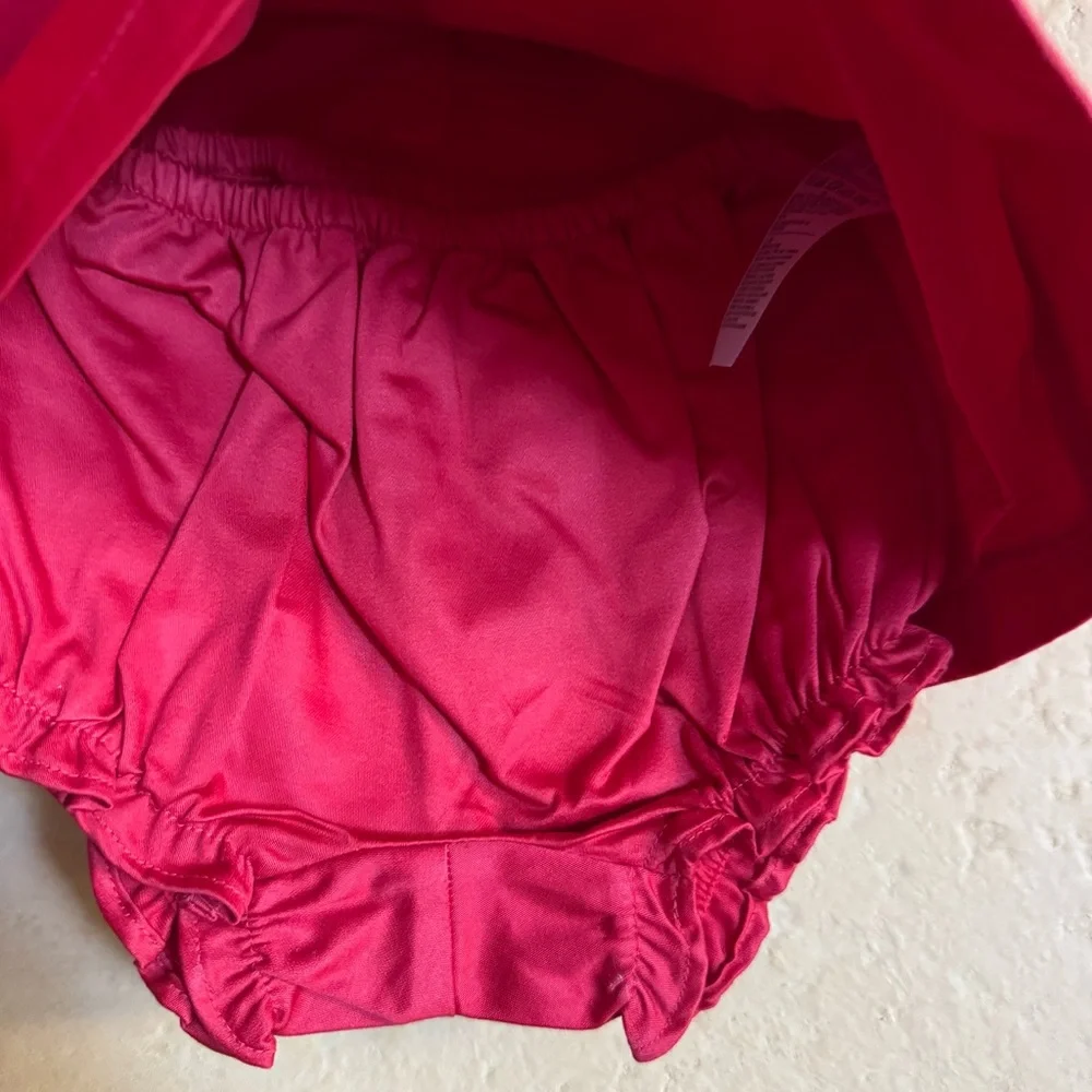 Janie and Jack Red Dress Set 12-18 Months NWT Baby Girl Peter Pan Collar - Picture 3 of 6